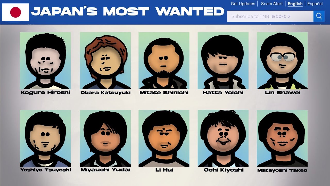 Japan's 10 Most Wanted List Explained