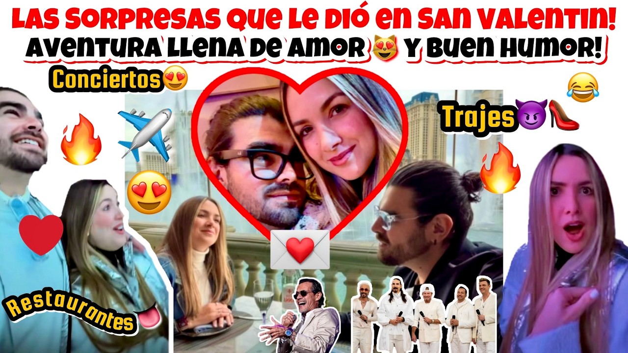 ¿A DÓNDE SE FUERON? ✈️ El increíble viaje de San Valentín de Jonathan Moly y Andrea Villarroel Sorpr