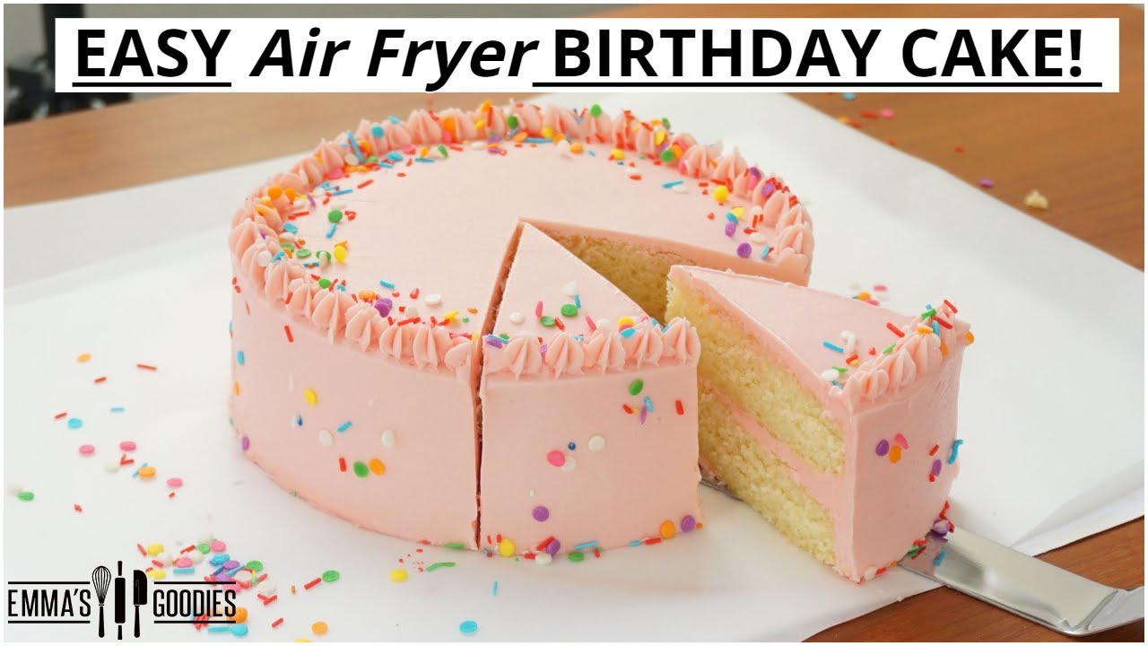 The most Amazing Air Fryer VANILLA CAKE RECIPE