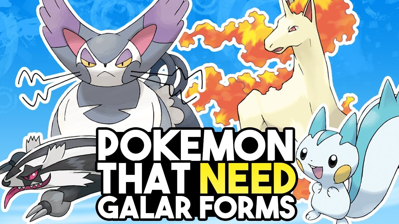 10 Pokemon That Need Galar Forms In Sword and Shield