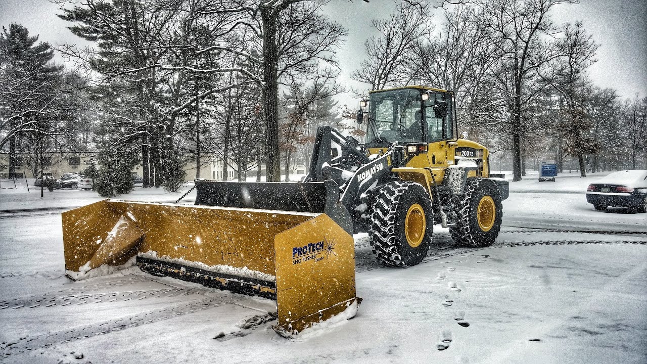 Thank You - Komatsu WA200 Plowing Snow
