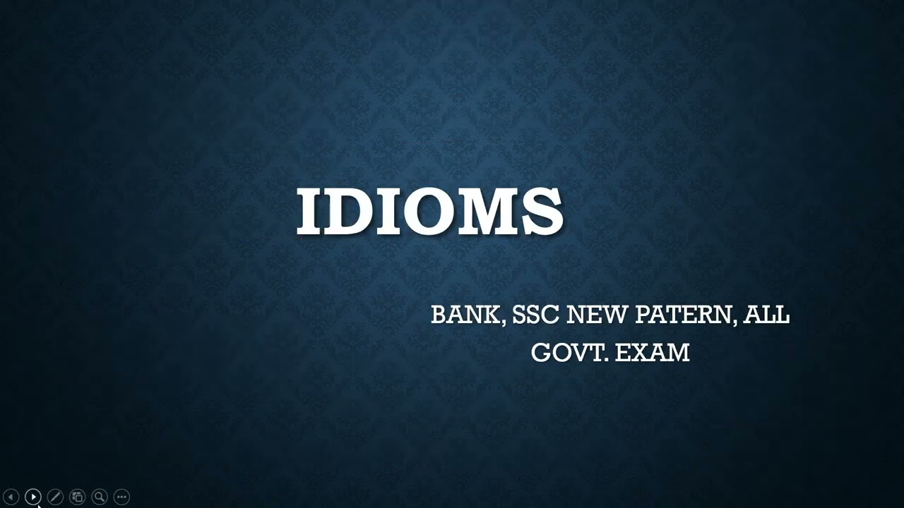 Chouhan English : Idioms with tricks
