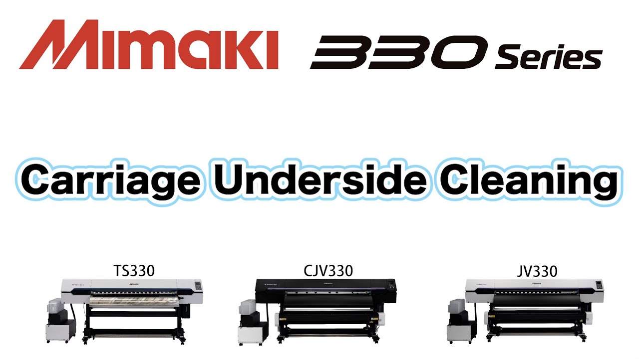 330series Carriage Underside Cleaning