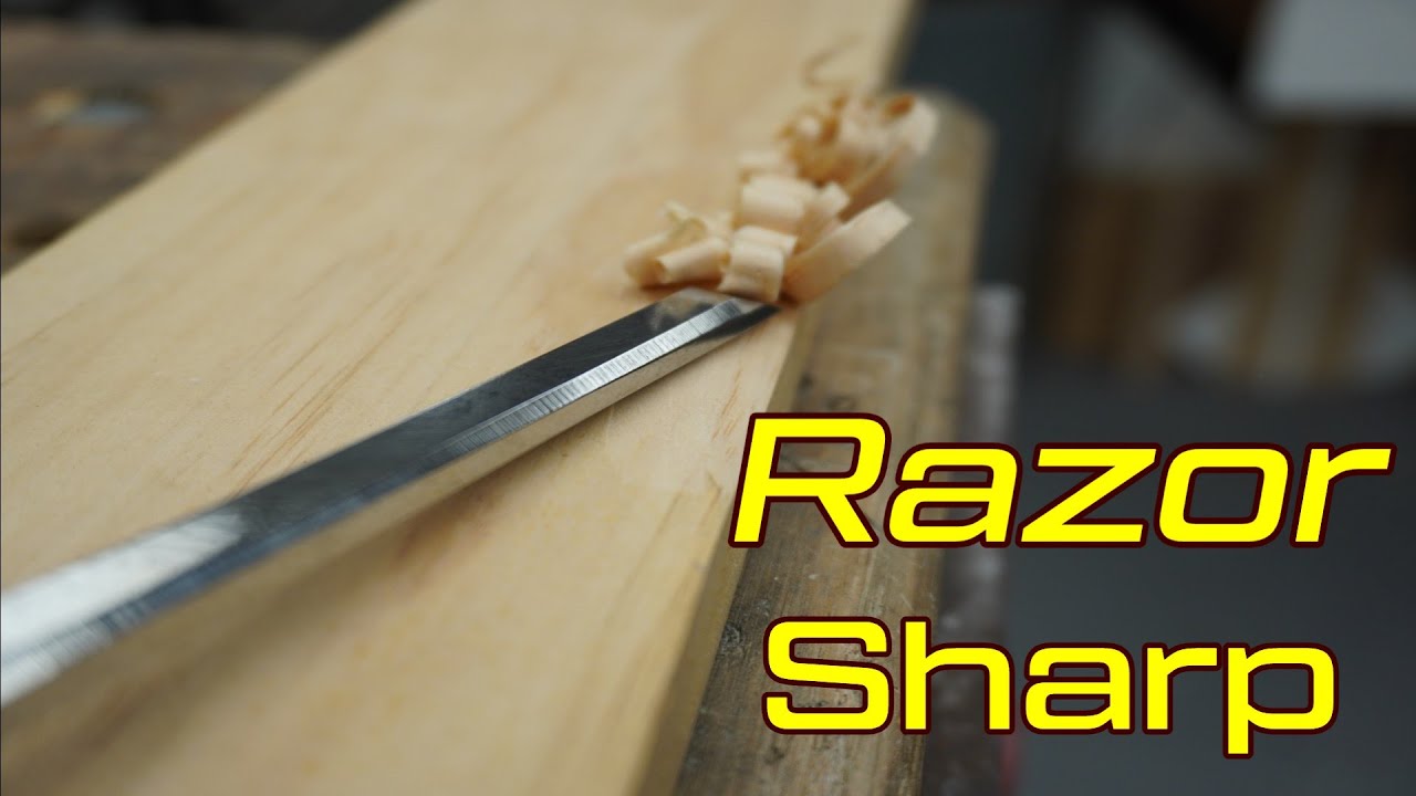 Sharpening Chisels to Razor sharp | Hongdui Honing Guide & Fixture Plate Review