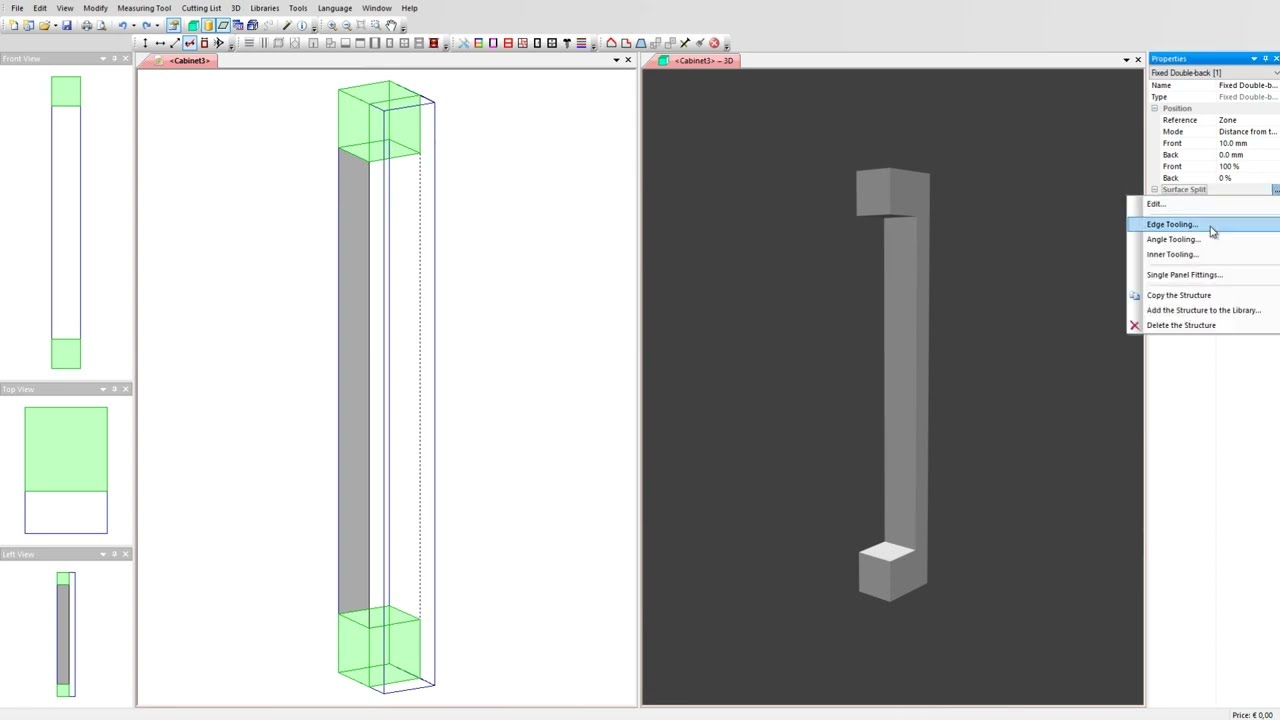 Handles, specialist fittings and other 3D accessories in PolyBoard
