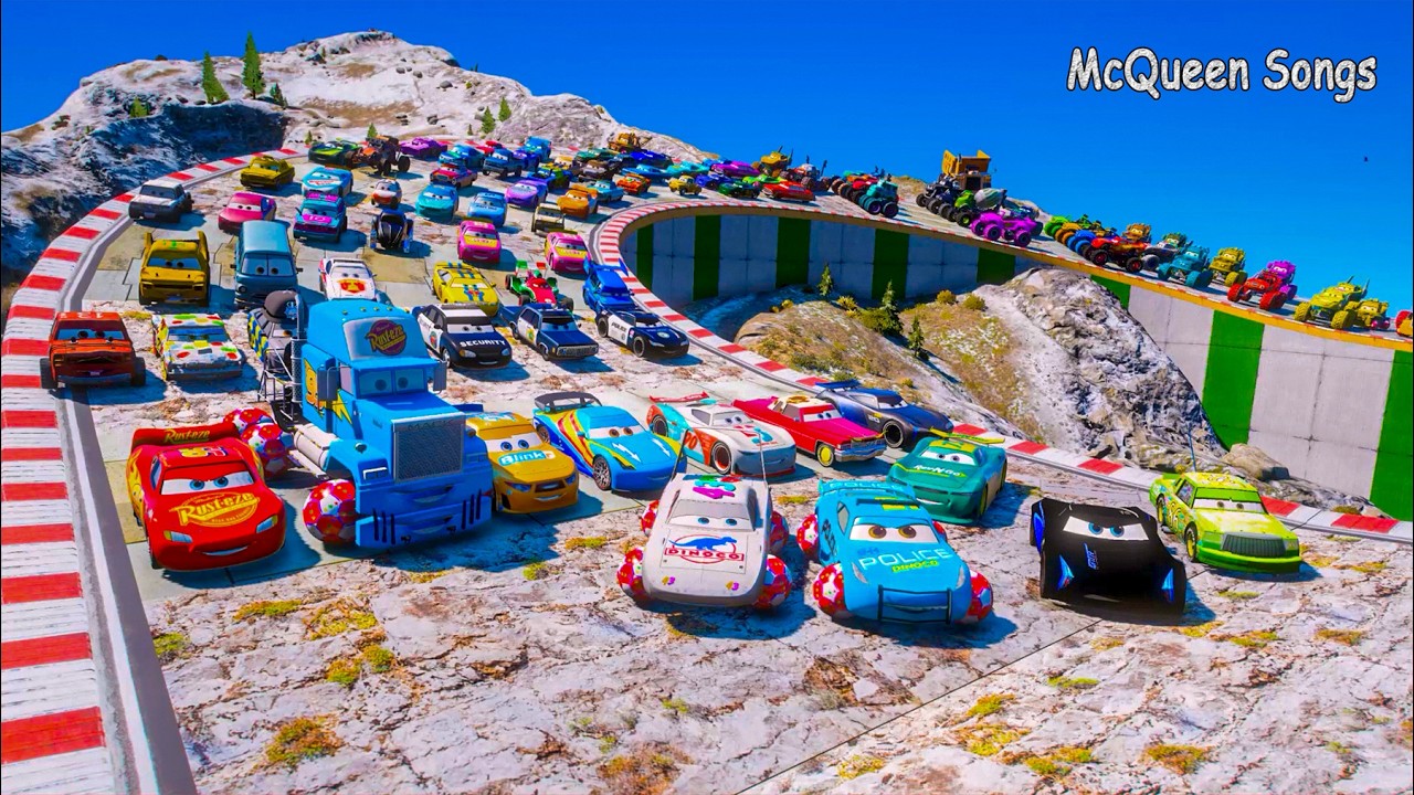 Disney Pixar Cars Unboxing Review | Lightning McQueen, Tow Mater, Chick Hicks, Sally Carrera, Cruz