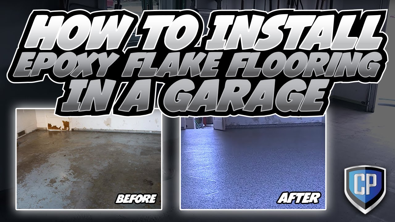 How to Install Garage Epoxy Flake Flooring