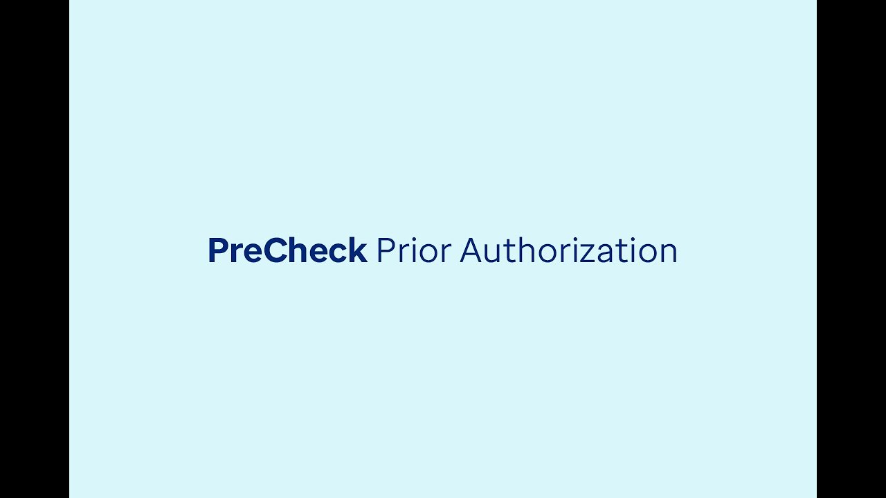 PreCheck Prior Authorization from Optum Rx