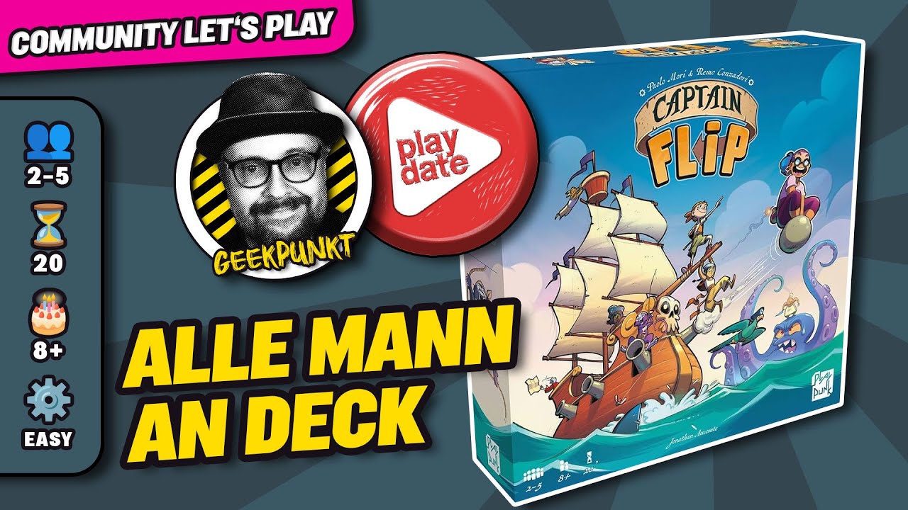 CAPTAIN FLIP - Community Let's Play - Nominiert zum Spiel des Jahres 2024