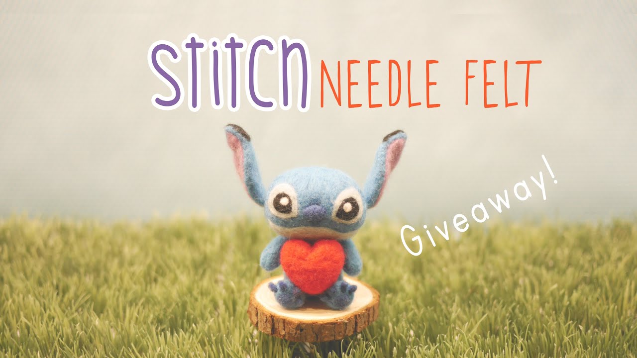 Needle Felted Stitch Tutorial - Giveaway [CLOSED]