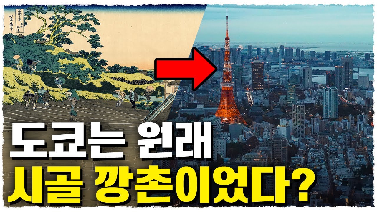 작은 어촌이었던 도쿄는 어떻게 일본의 수도가 됐을까?｜개꿀잼 세계사