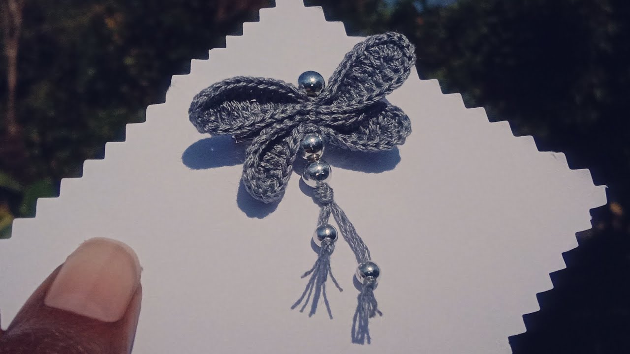 Easy and cute crochet brooch pattern beginners friendly 