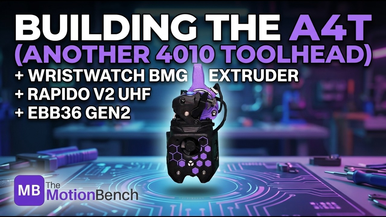 Building the A4T (Another 4010 Toolhead) + WristWatch BMG Extruder + Rapido v2 UHF + EBB36 Gen2