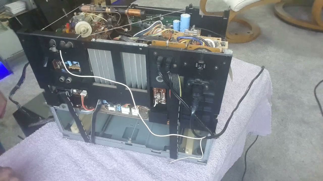 JVC DC-7 linear record deck repair part 1