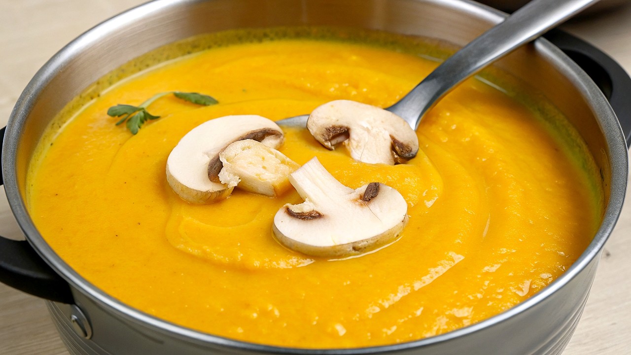 Diese Kürbissuppe hat mir eine Operation erspart! Jetzt koche ich jeden Tag Suppe!