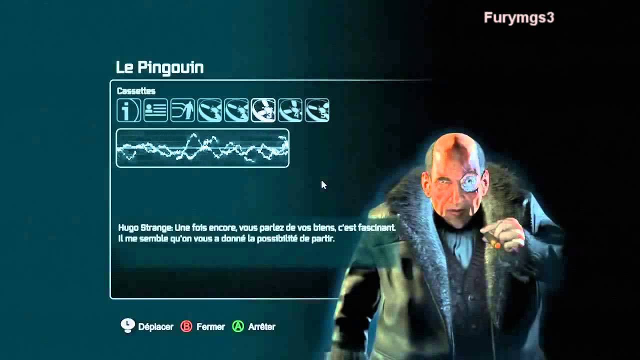 Entretiens Pingouin, Arkham City FR