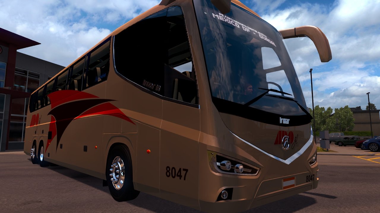ATS Irizar i8 Chófer en ADO! Cruzando mapa de México y Rumorosa! American Truck Simulator