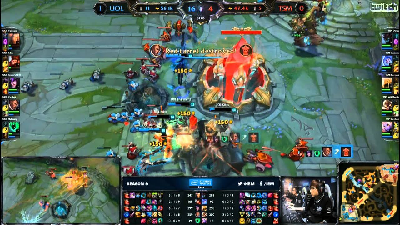 TSM vs UOL base race
