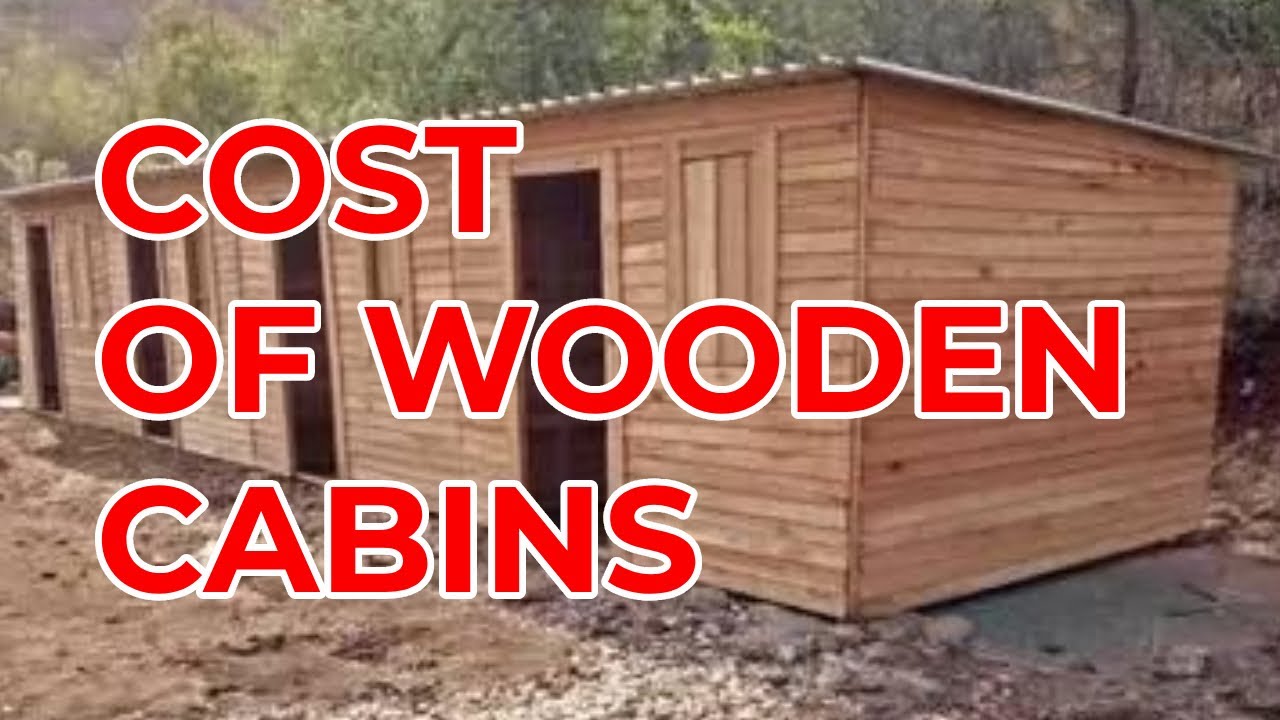 The cost of Wooden Cabins in Harare  - My DIY Idea #viralvideo #homesteadfamily
