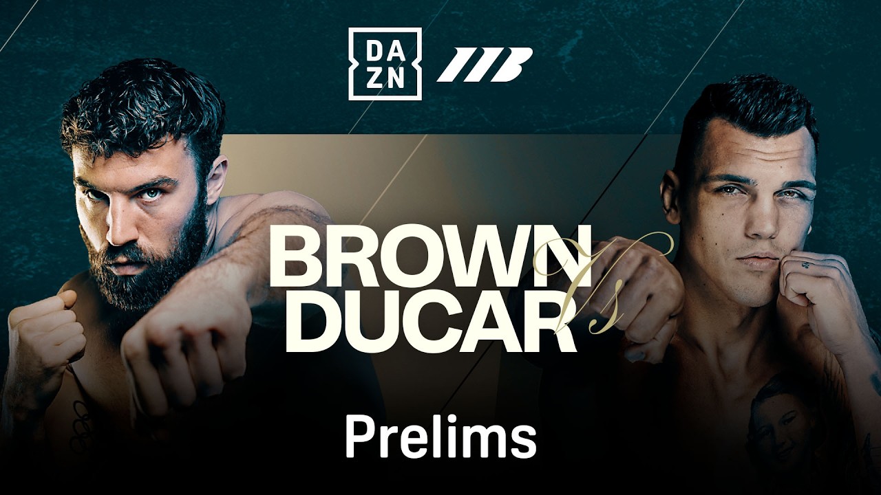 PAT BROWN VS. VASIL DUCAR PRELIMS LIVESTREAM