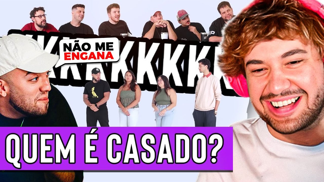 DESCUBRA QUEM É O CASADO! - React Aqueles Caras