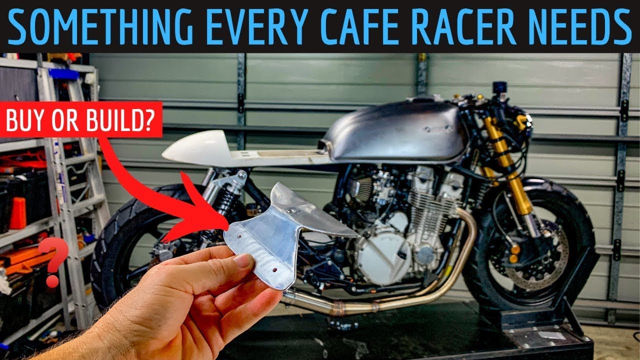 EASIEST Way To Make a CUSTOM License Plate Mount / TAIL TIDY For a CAFE RACER