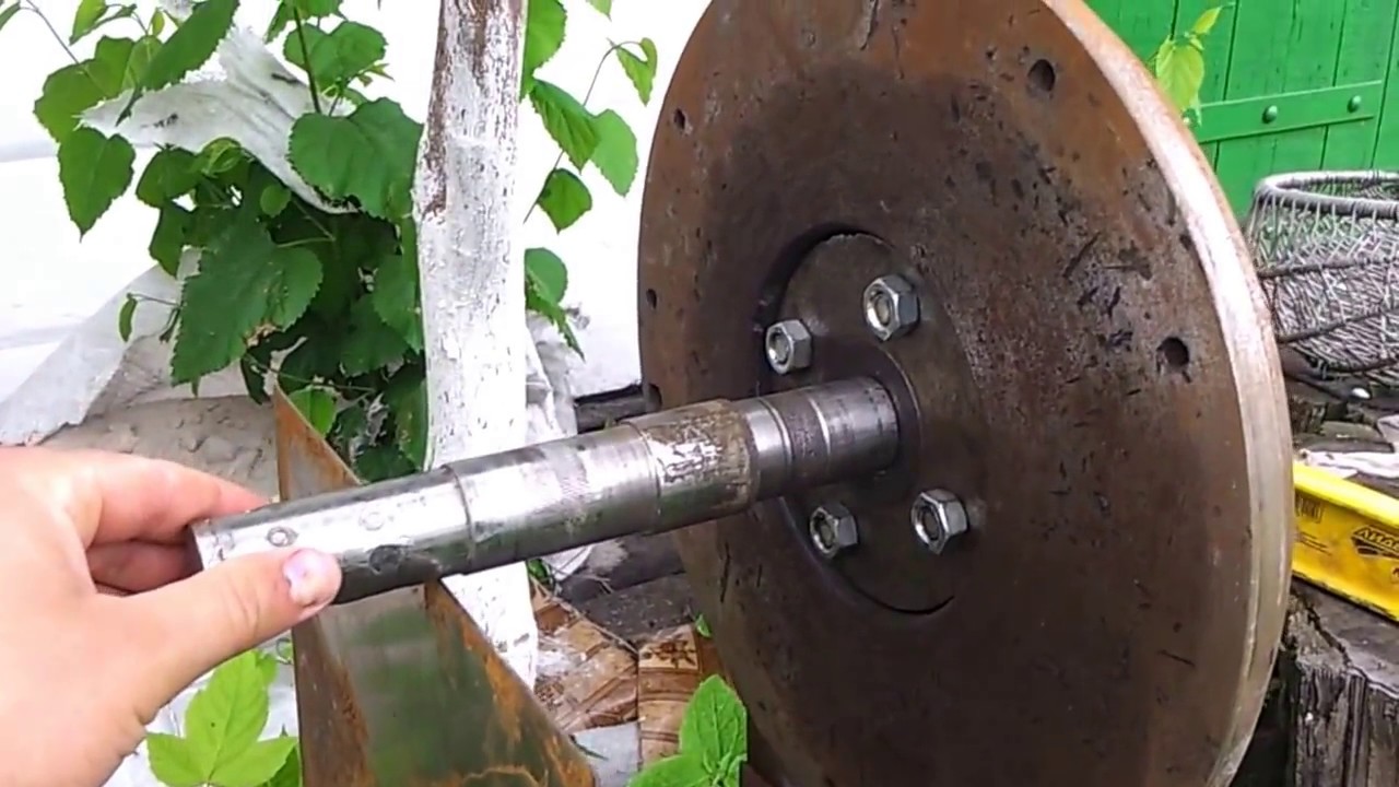 Балансировка Маховика для дровокола часть 1