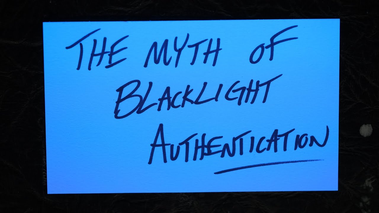 The Myth of Blacklight Authentication