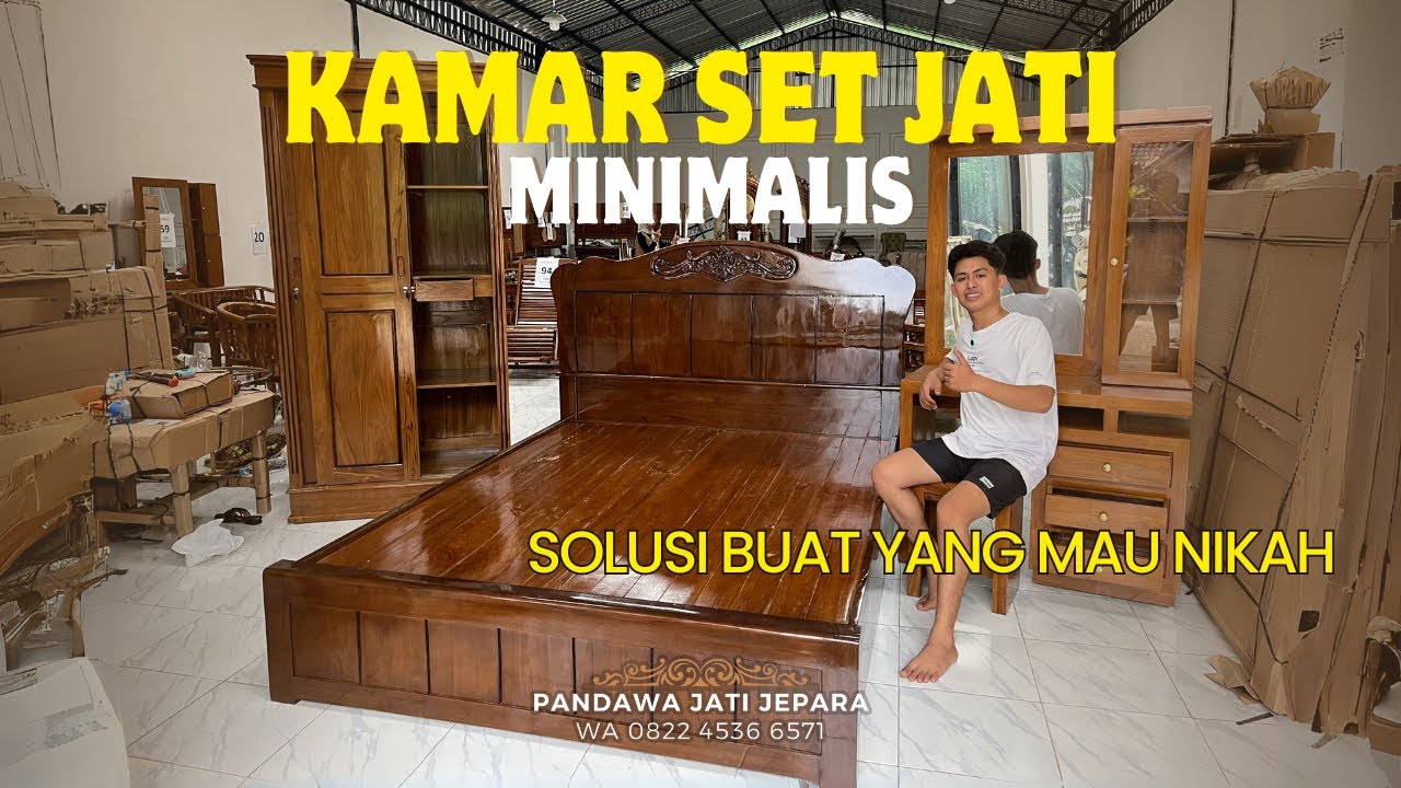PAKET SESERAHAN KAYU JATI GRADE A MINIMALIS PRODUK PANDAWA JATI JEPARA