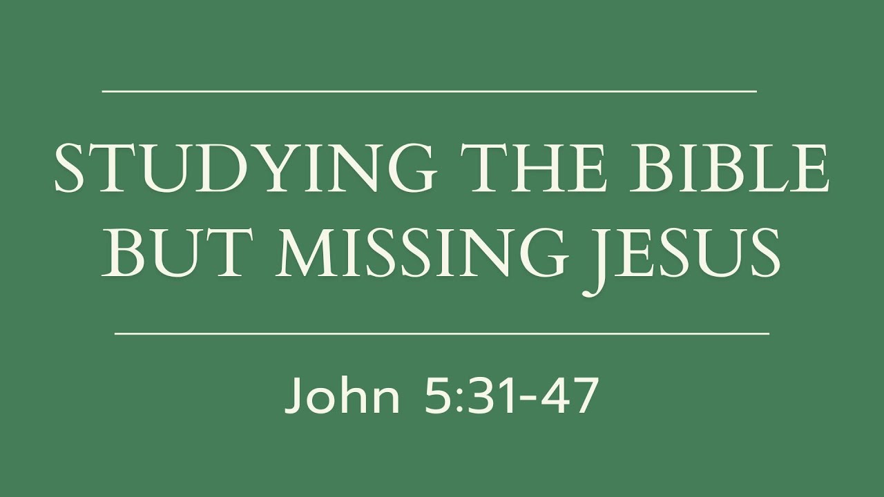 Worship Service | December 7, 2025  | John 5:31-47