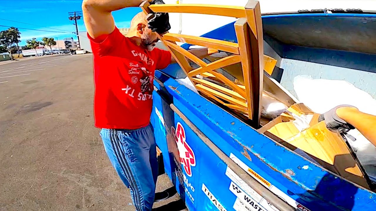 We went Dumpster Diving at Three Big Stores! Saved what they threw away!