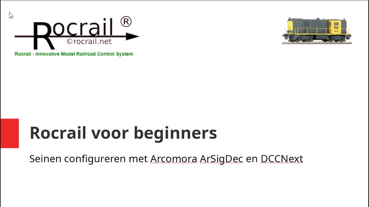 Rocrail deel 40: Seinen configureren met Arcomora ArSigDec en DCCNext