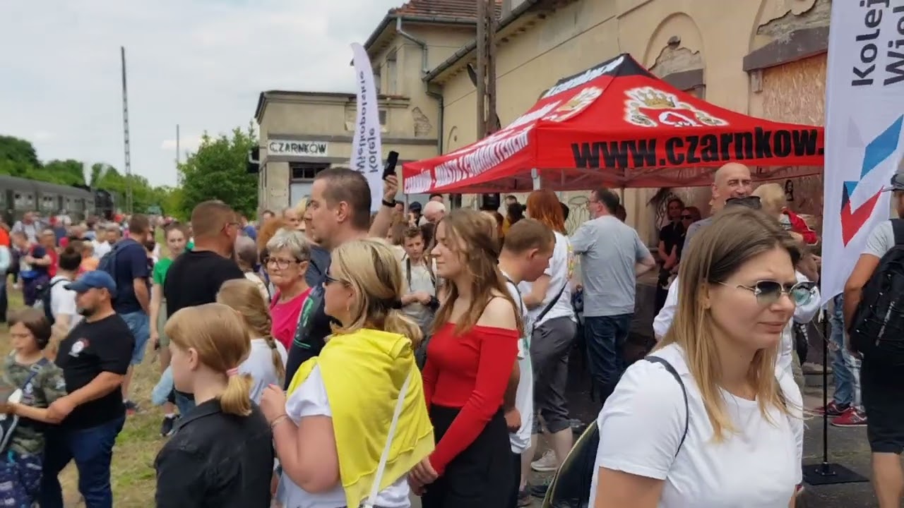 Pociąg turystyczny DREZYNIARZ z Poznania w Czarnkowie 04.06.2022.