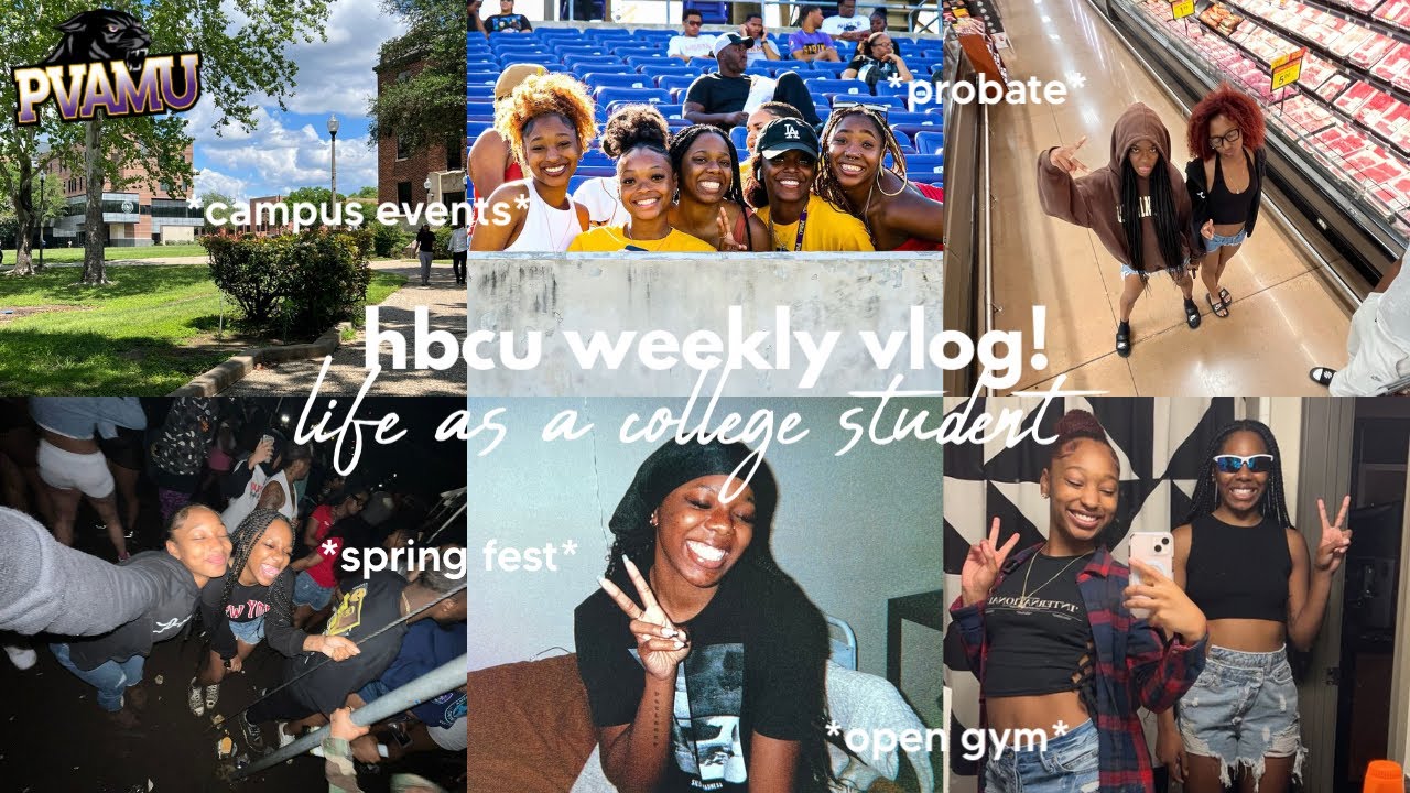 Еженедельный видеоблог hbcu | Жизнь студента колледжа: весенний фестиваль, мероприятия в кампусе,...