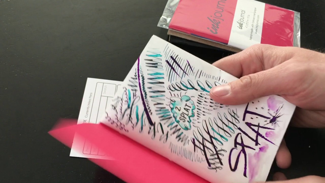 Filling up my InkJournal Pocket Tomoe Notebook