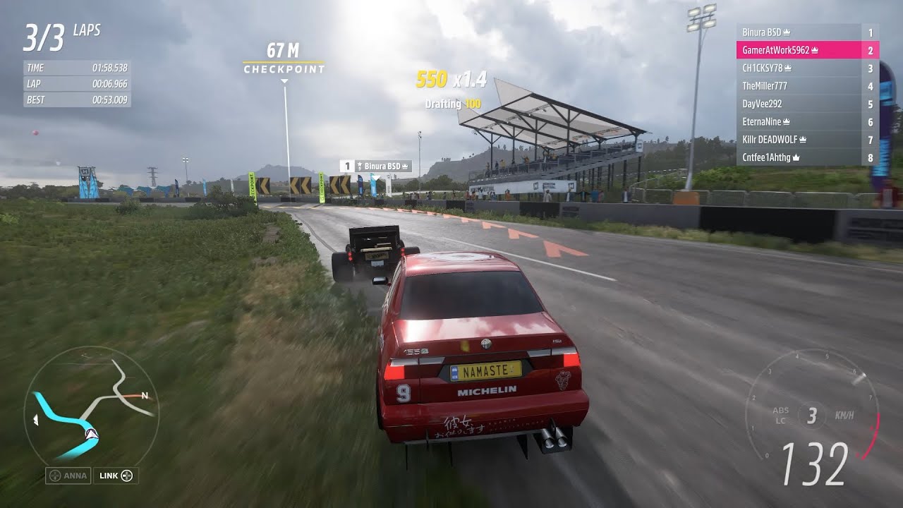 Alfa Romeo 155 Q4 is a Great All-rounder for Class A Road Races (Forza Horizon 5 Online Racing)