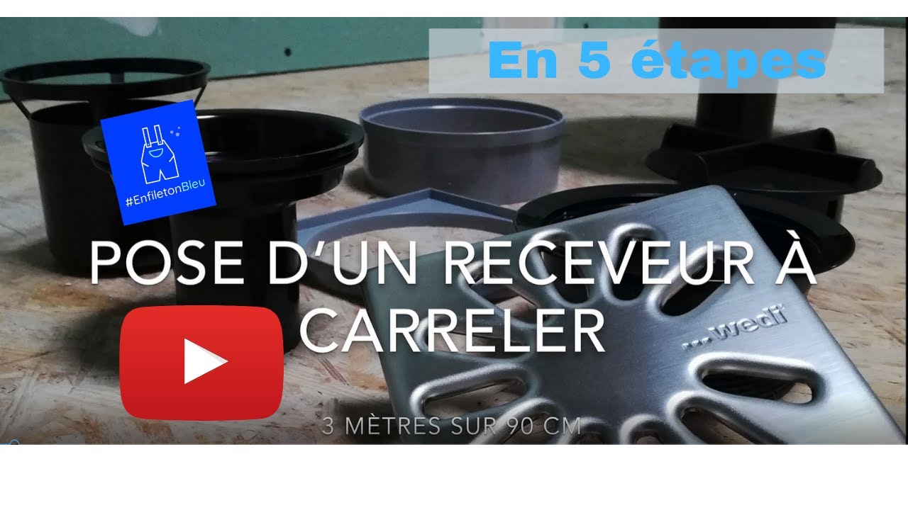 Comment poser un bac à douche à carreler de la marque WEDI et faire l'étanchéité