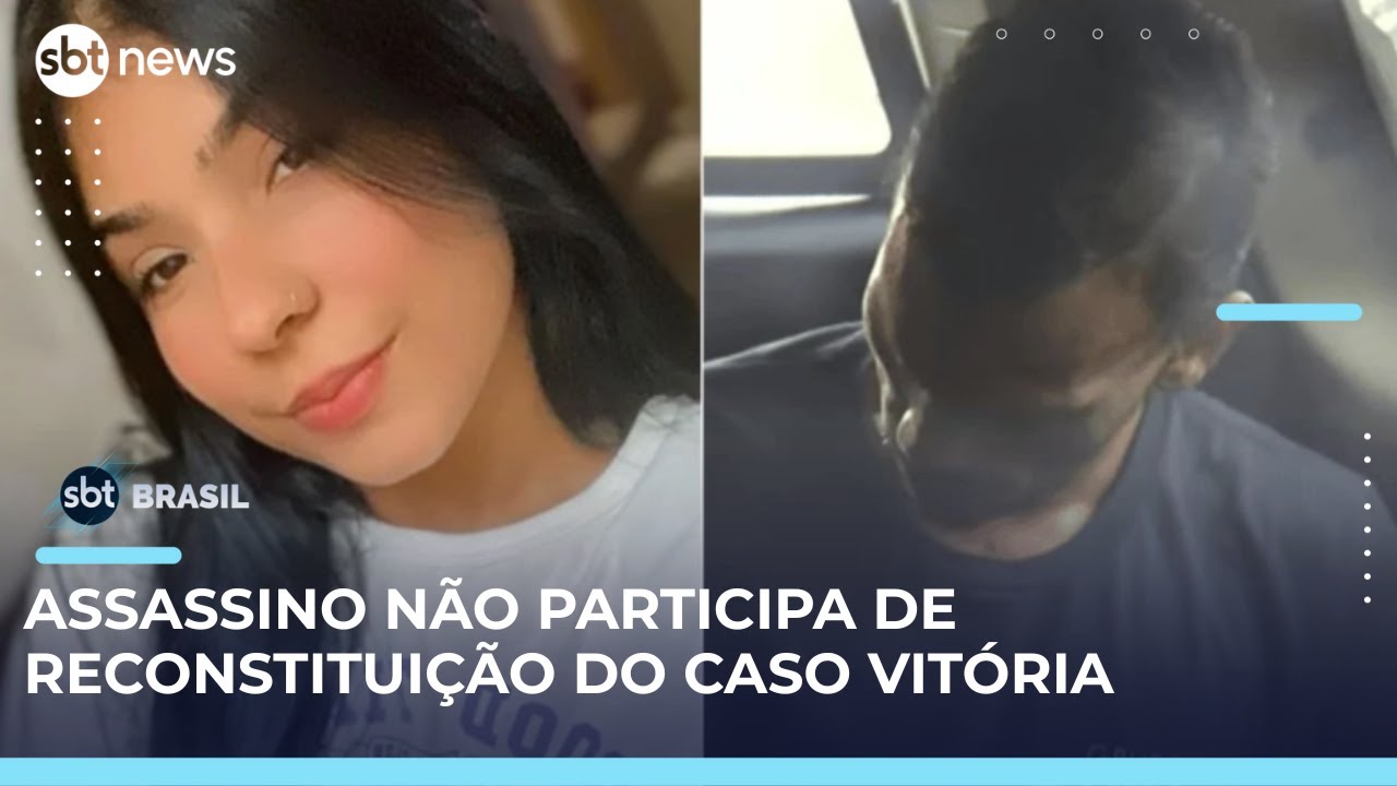 Caso Vitória: Polícia Civil faz reconstituição do crime em Cajamar (SP) | SBT Brasil (24/04/25)
