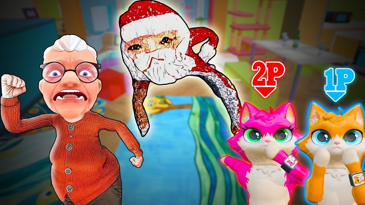 I Am Cat MULTIPLAYER ¿GOO GOO GAGA ataca a la ABUELITA?