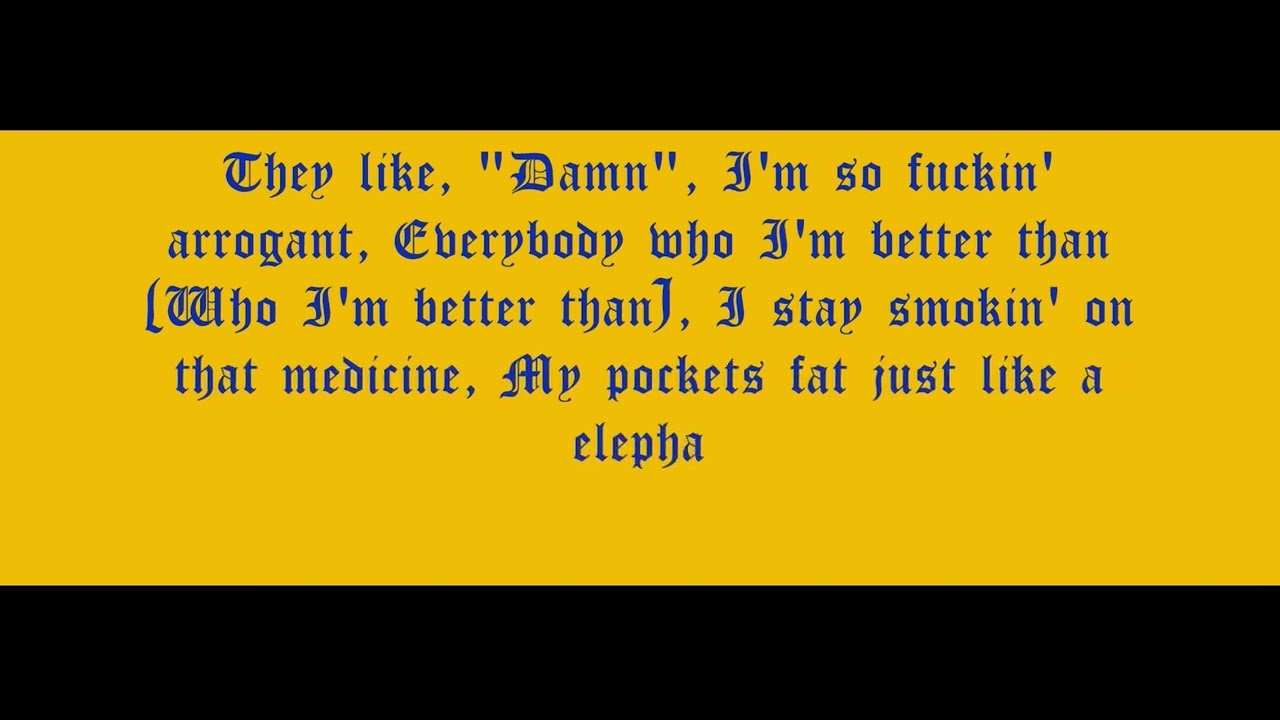 Lil Jay X Billionaire Black - Osoarrogant (Lyrics)