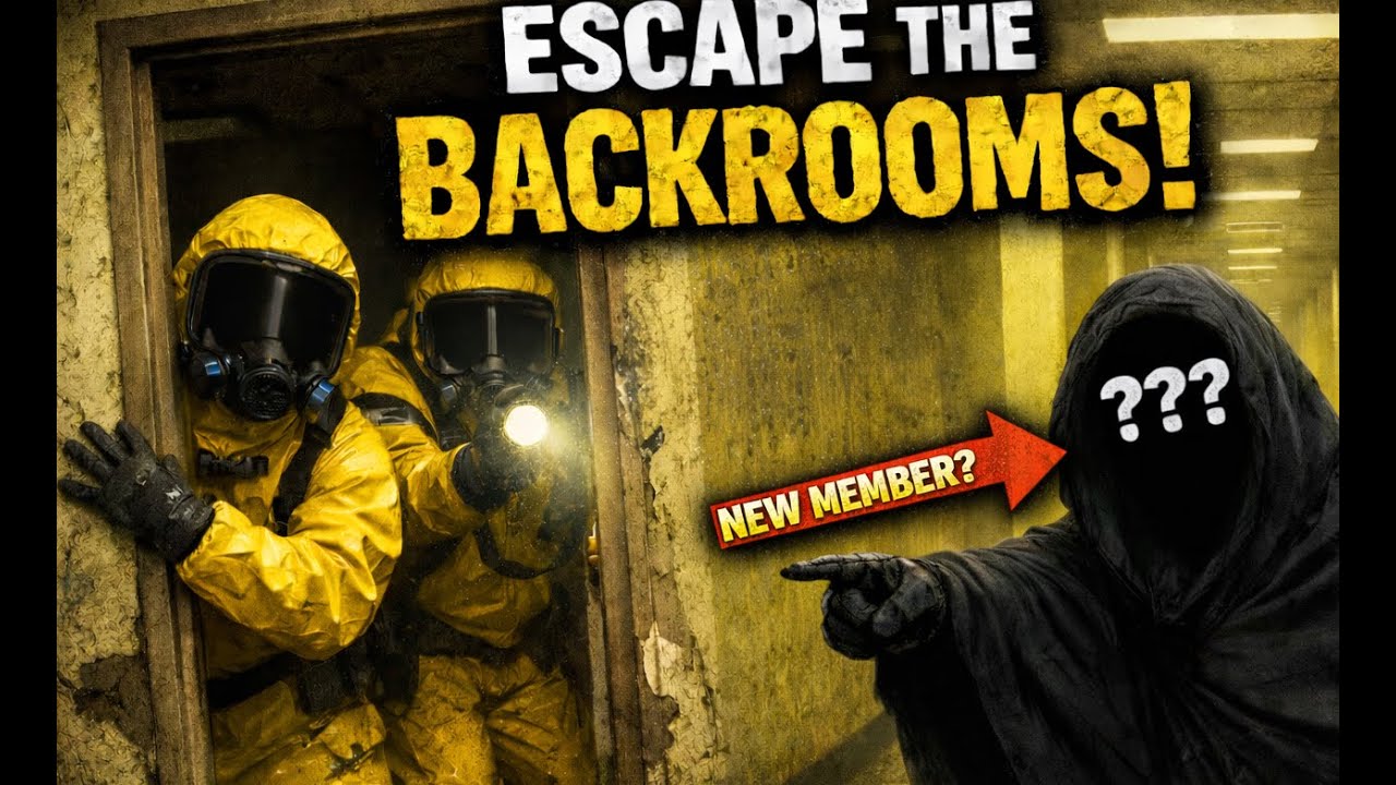 We are playing Escape the Backrooms again: new member, who is he?