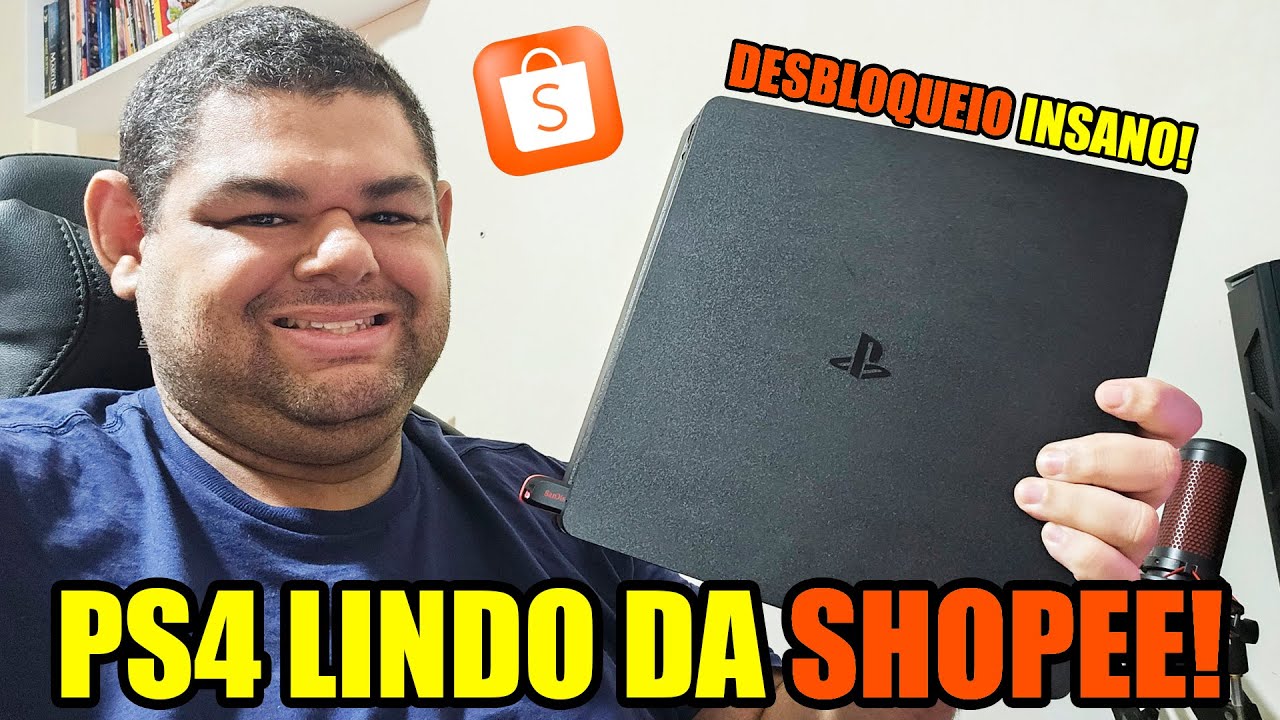 DESBLOQUEIO do PS4! Comprei um PS4 na Shopee SÓ PRA DESBLOQUEAR! Vale a pena?