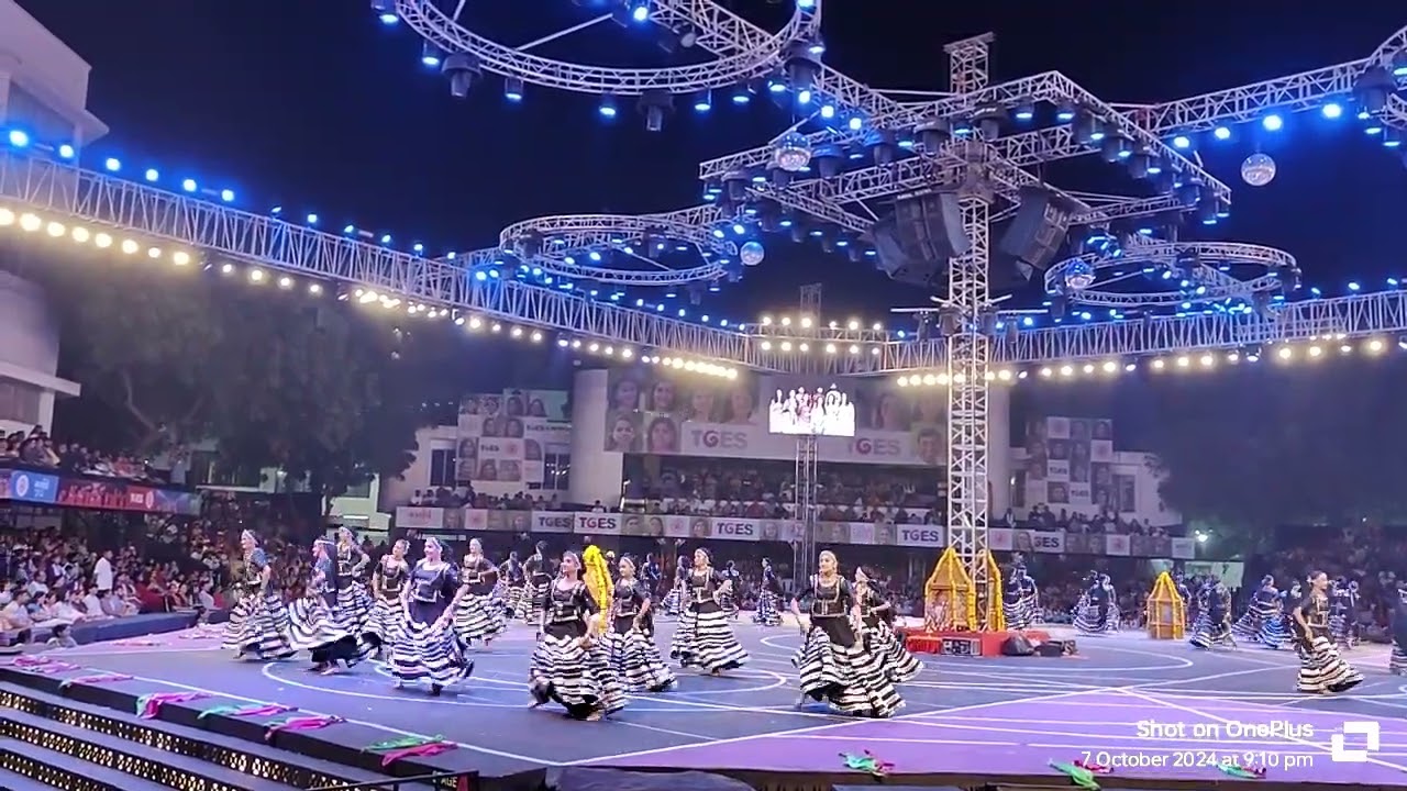 GGM navratri garba Rajkot 2024. rajsthani song.