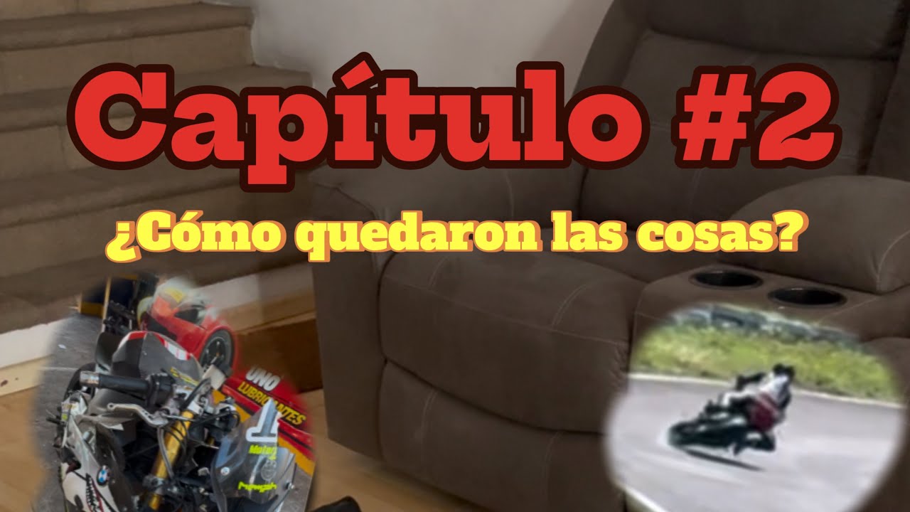 Capítulo 2 - así quedó la moto y el equipo de protección después del accidente  | Copa yamaha 2024