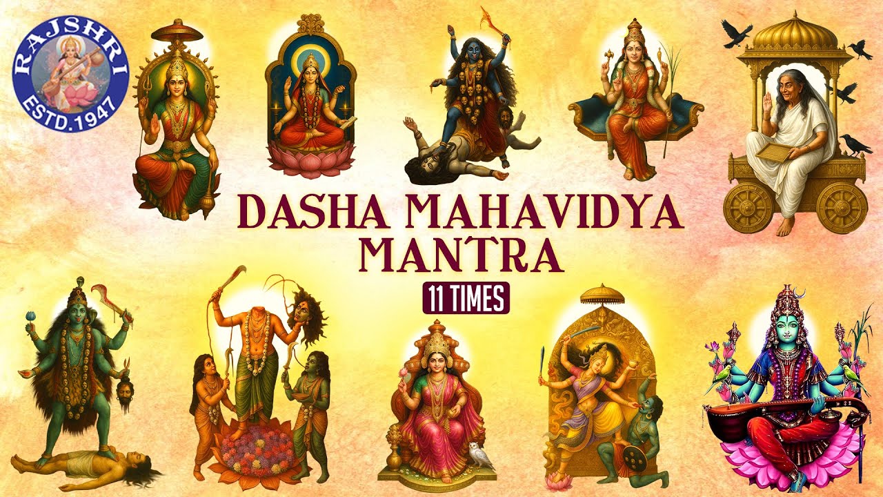 Dasha Mahavidya Mantra 11 Times With lyrics | दशमहाविद्या मंत्र | Ashadha Navratri Special