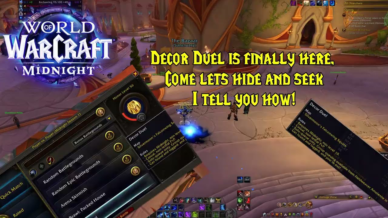 How To Join for Decor Duel! #worldofwarcraft #warcraft #midnight #fun