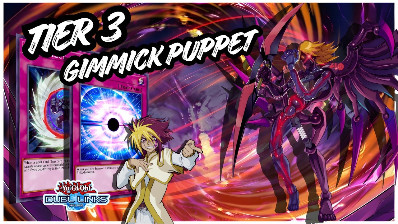 TIER 3 GIMMICK PUPPET DECK DUEL LINKS | XYZ REFLECT RANKED GAMEPLAY & COMBOS