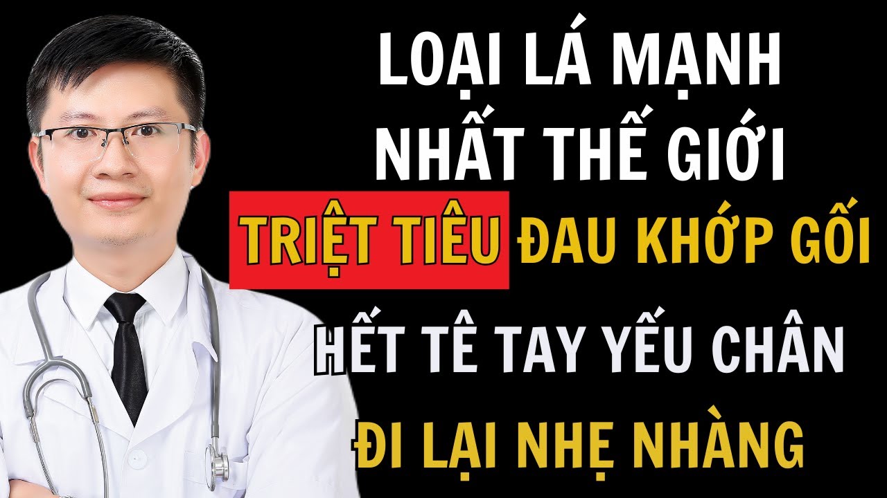 KỲ DIỆU! 1 Lá TIÊU DIỆT ĐAU KHỚP GỐI,  TÊ BÌ TAY CHÂN, THOÁI HÓA KHỚP và CỘT SỐNG | Cao Minh Trường