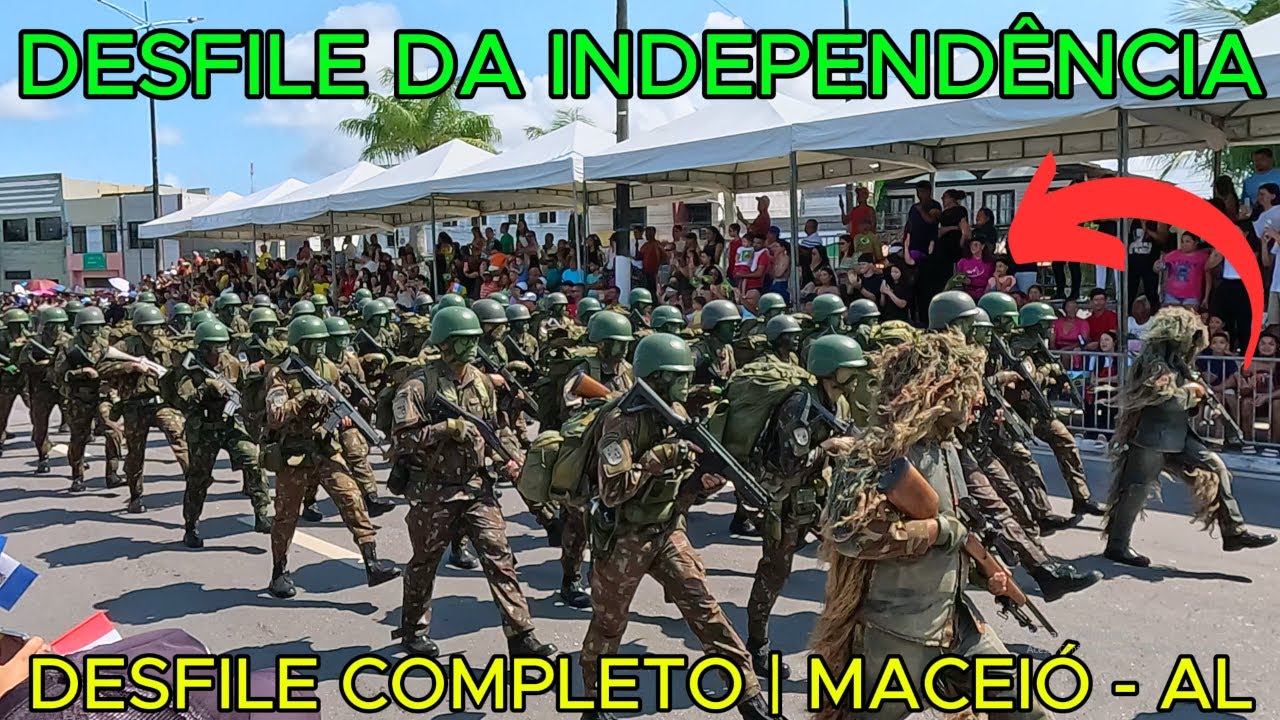 DESFILE CÍVICO 7 DE SETEMBRO | MACEIÓ - AL 2025 | COMPLETO 4K UHD