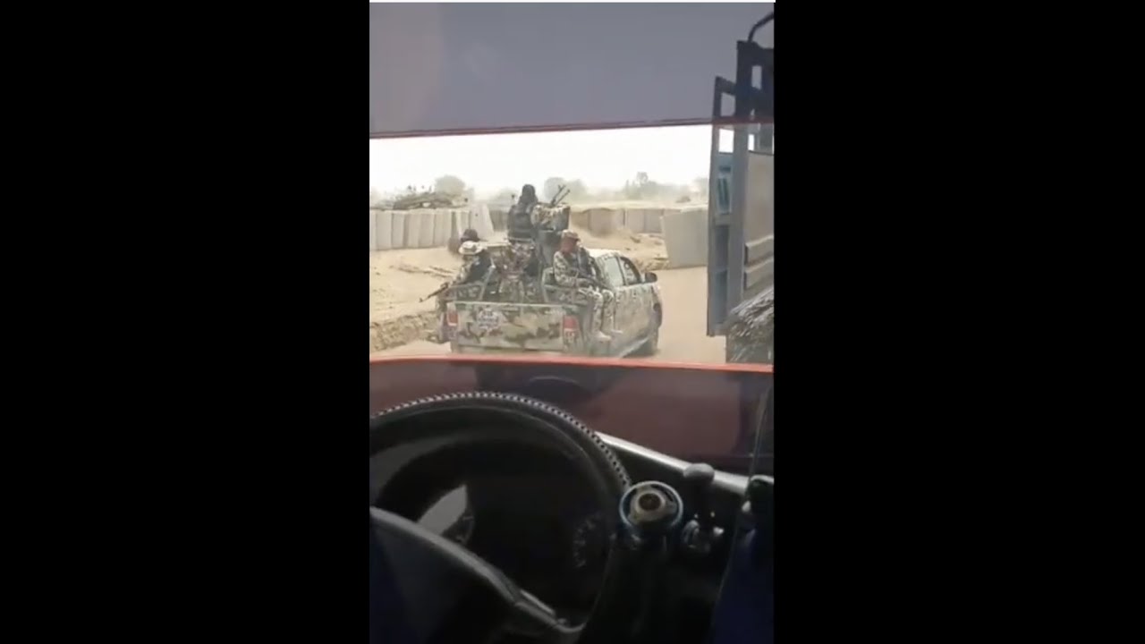 Massive Military Checkpoints along Damaturu to Maiduguri, Nigeria